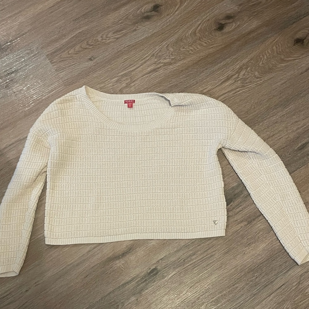 Cropped guess sweater xs